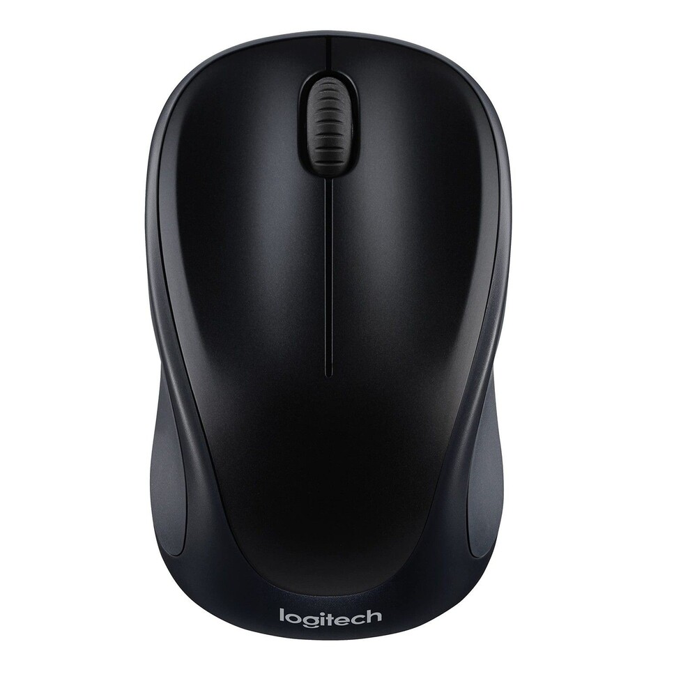 Logitech M317 Wireless Mouse 2.4GHz USB Receiver 1000 DPI Optical Black - New
